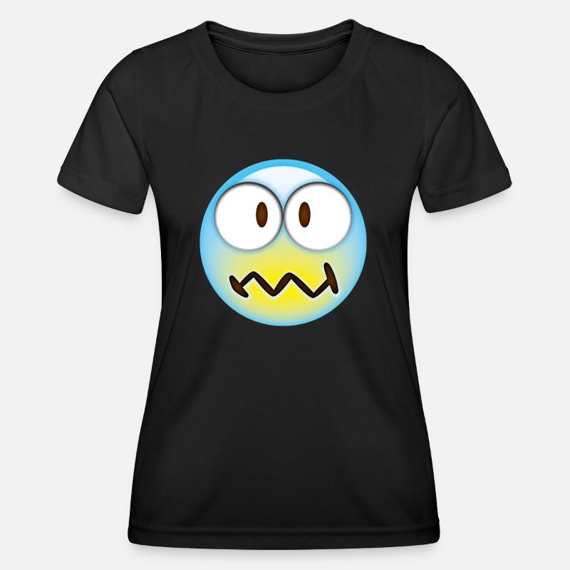 Smiley Creepy - Women's Functional T-Shirt - black