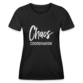 Chaos Coordinator - T-shirt sport Femme - noir - Devant - AI Model Female 172 light (172cm)