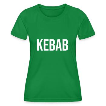 Kebab Fast Food Fast Food Geschenk - Frauen Funktions-T-Shirt - Kelly Green - Vorne - AI Model Female 172 dark (172cm)