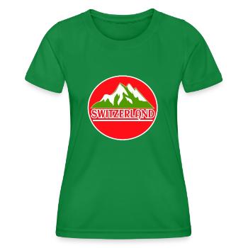 SUISSE - T-shirt sport Femme - vert - Devant - AI Model Female 172 dark (172cm)