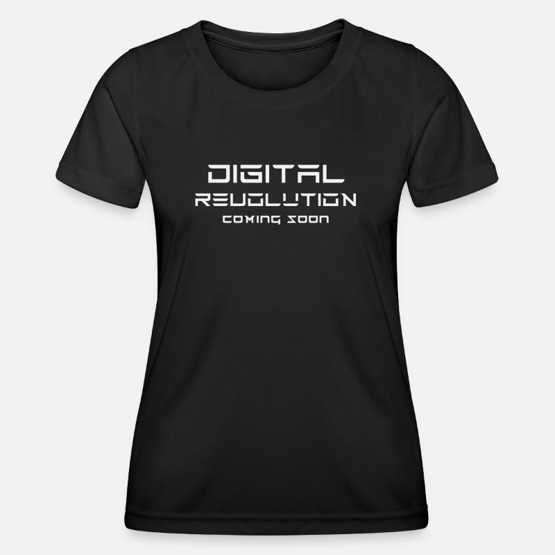 DIGITAL REVOLUTION - Women's Functional T-Shirt - black