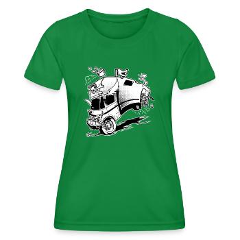 camtar teufeur - T-shirt sport Femme - vert - Devant - AI Model Female 172 dark (172cm)