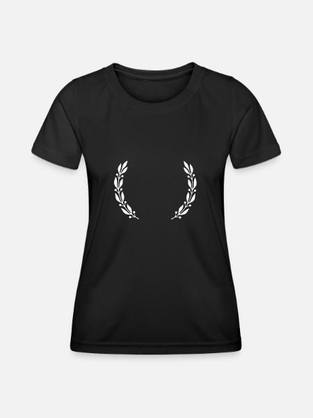 Benz leaves - Women's Functional T-Shirt - black