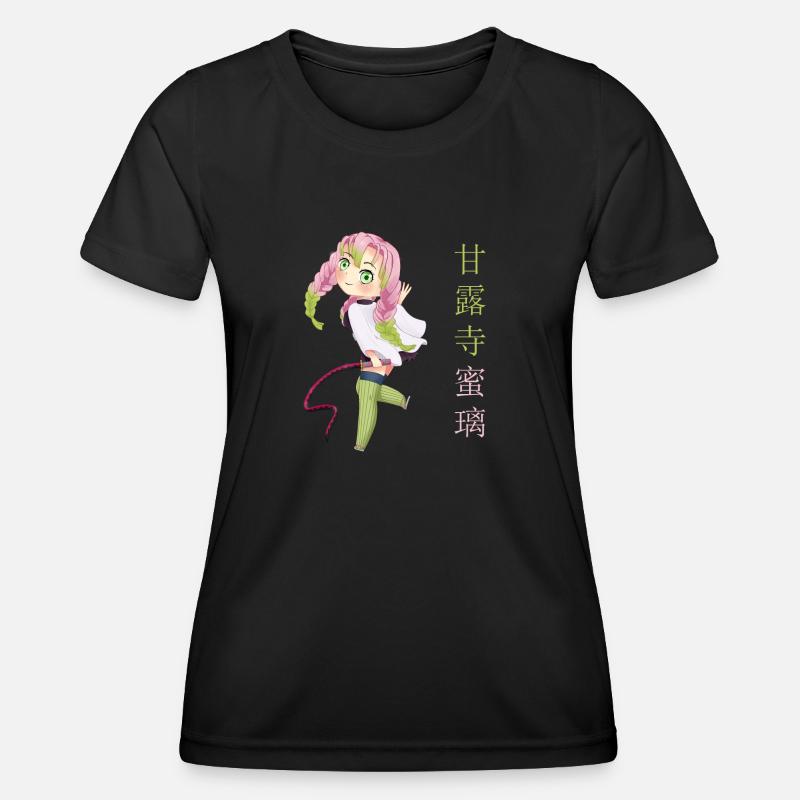 Mitsuri Kanroji - Women's Functional T-Shirt - black