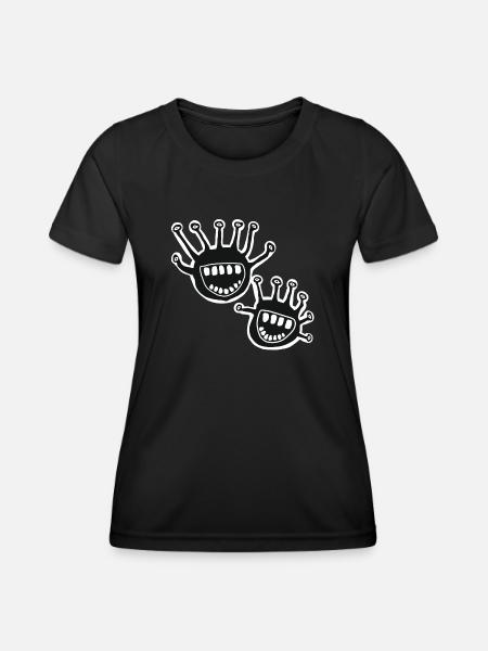 little monsters - Women's Functional T-Shirt - black