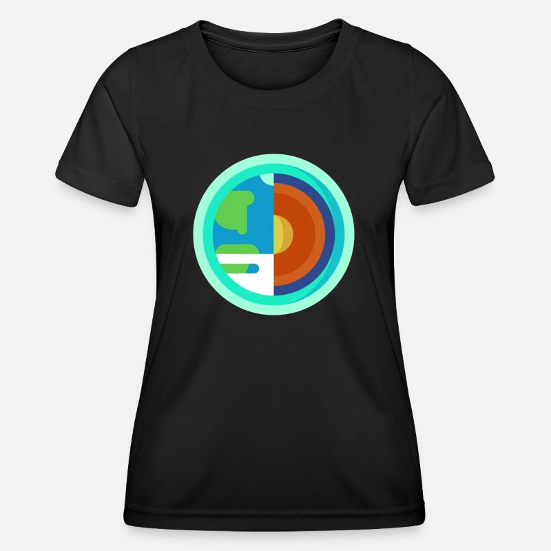 earth - Women's Functional T-Shirt - black