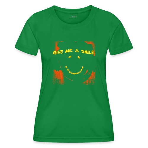 Give Me A Smile - Frauen Funktions-T-Shirt