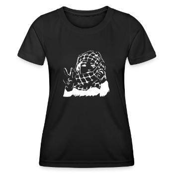 free palestine - Women's Functional T-Shirt - black - Front - AI Model Female 172 light (172cm)
