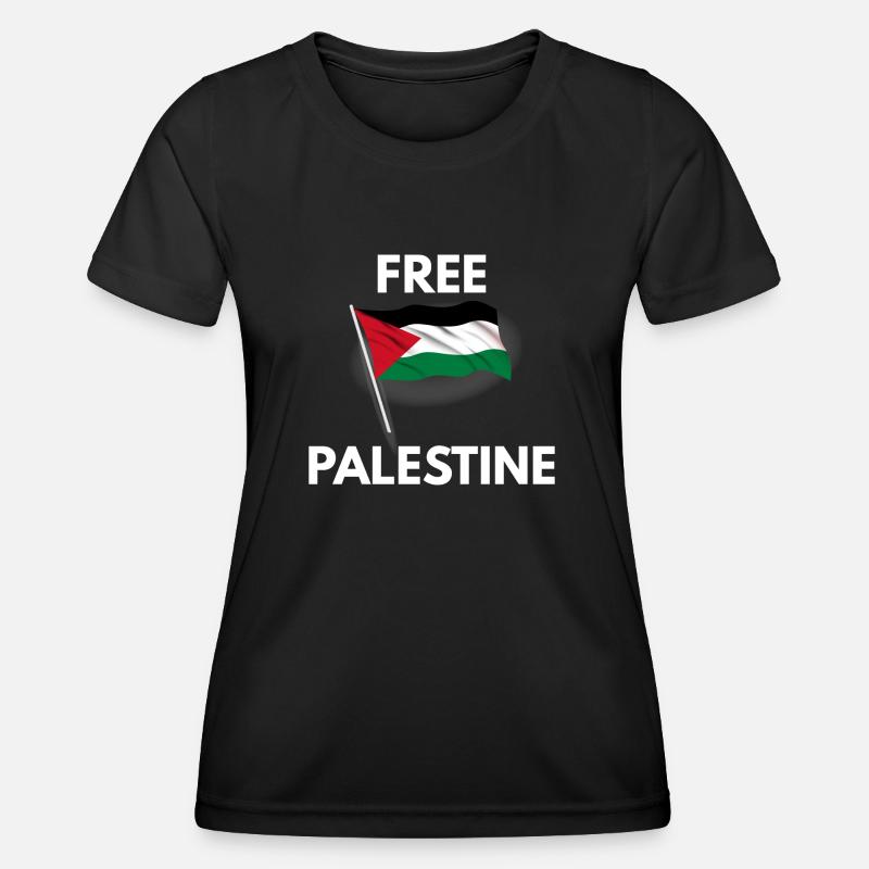 Libérer la Palestine - T-shirt sport Femme - noir