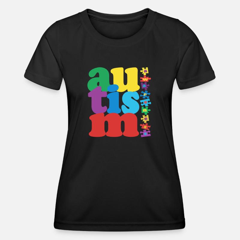autism - Women's Functional T-Shirt - black
