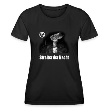 ALF Streiter der Nacht - Frauen Funktions-T-Shirt - Schwarz - Vorne - AI Model Female 172 light (172cm)