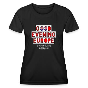 Eurovision Song Contest - Women's Functional T-Shirt - black - Front - AI Model Female 172 light (172cm)