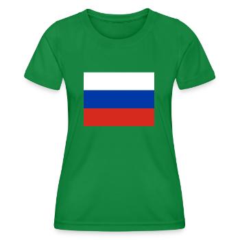 Russie - T-shirt sport Femme - vert - Devant - AI Model Female 172 dark (172cm)