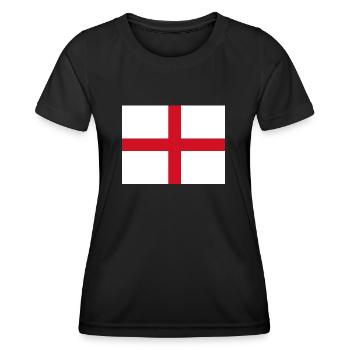 England - Women's Functional T-Shirt - black - Front - AI Model Female 172 light (172cm)
