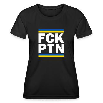FCK PTN White - Women's Functional T-Shirt - black - Front - AI Model Female 172 light (172cm)