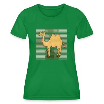Camel - Women's Functional T-Shirt - kelly green - Front - AI Model Female 172 dark (172cm)