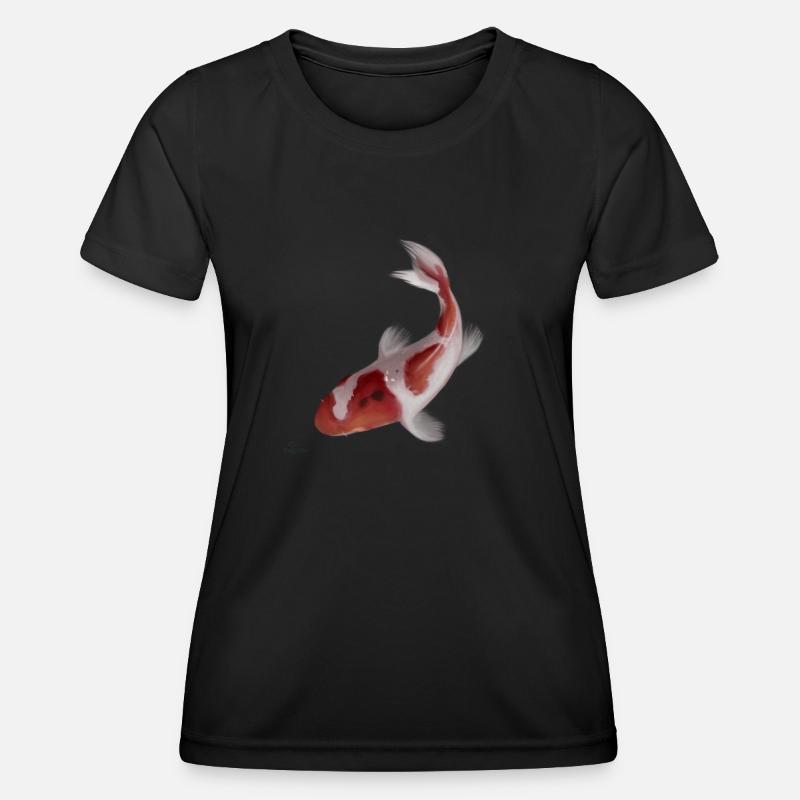 Koi fish - Women's Functional T-Shirt - black