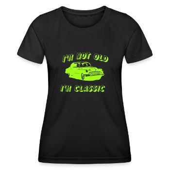Auto - Frauen Funktions-T-Shirt - Schwarz - Vorne - AI Model Female 172 light (172cm)