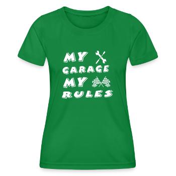 Garage - Frauen Funktions-T-Shirt - Kelly Green - Vorne - AI Model Female 172 dark (172cm)