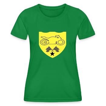 Motorcycle - Women's Functional T-Shirt - kelly green - Front - AI Model Female 172 dark (172cm)
