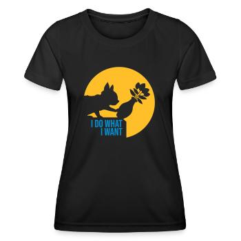 Do what I want - Women's Functional T-Shirt - black - Front - AI Model Female 172 light (172cm)