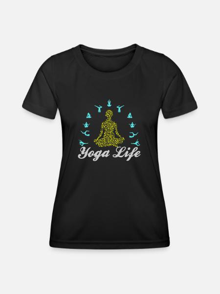 Yoga Life - Women's Functional T-Shirt - black