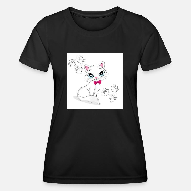 Cat - Women's Functional T-Shirt - black
