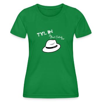 Tyl'in - The Back Outside tour hat - T-shirt sport Femme - vert - Devant - AI Model Female 172 dark (172cm)