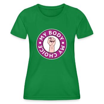 My Body - Frauen Funktions-T-Shirt - Kelly Green - Vorne - AI Model Female 172 dark (172cm)