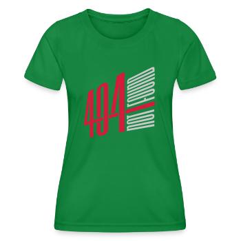 Connection 404 not found - Women's Functional T-Shirt - kelly green - Front - AI Model Female 172 dark (172cm)