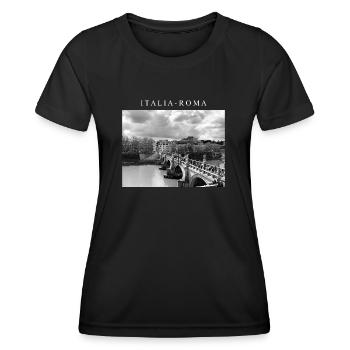 LUXURY - ITALIA - Women's Functional T-Shirt - black - Front - AI Model Female 172 light (172cm)