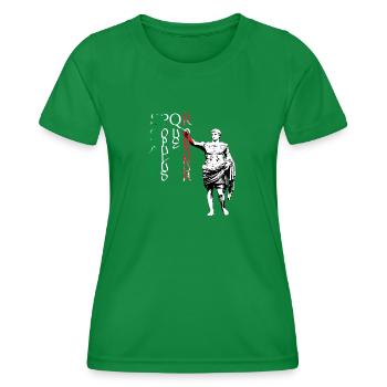 Julius says - Frauen Funktions-T-Shirt - Kelly Green - Vorne - AI Model Female 172 dark (172cm)