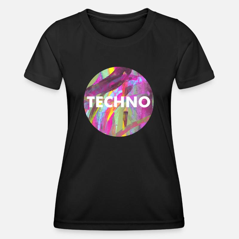 TECHNO - Women's Functional T-Shirt - black