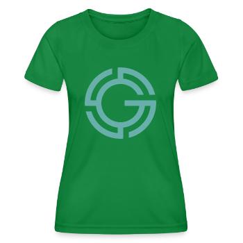 G Marque de vêtements - T-shirt sport Femme - vert - Devant - AI Model Female 172 dark (172cm)
