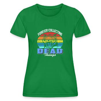 Taxidermie. Collectionner pour toujours des choses mortes - T-shirt sport Femme - vert - Devant - AI Model Female 172 dark (172cm)