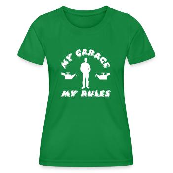 Garage - Frauen Funktions-T-Shirt - Kelly Green - Vorne - AI Model Female 172 dark (172cm)