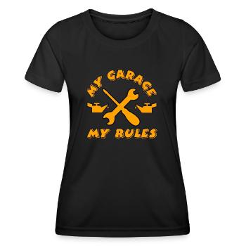 Garage - T-shirt sport Femme - noir - Devant - AI Model Female 172 light (172cm)