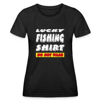 Angling - Women's Functional T-Shirt - black - Front - AI Model Female 172 light (172cm)