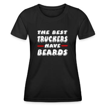 Truck - Frauen Funktions-T-Shirt - Schwarz - Vorne - AI Model Female 172 light (172cm)