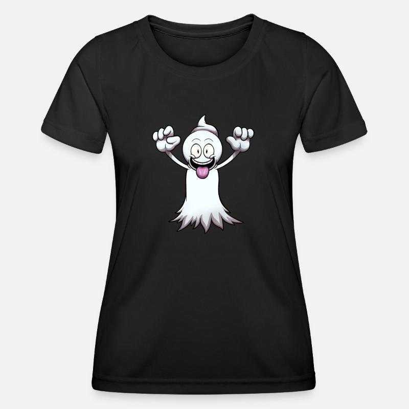 Funny Ghost - Women's Functional T-Shirt - black