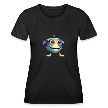 Good vibes Character Monster - Frauen Funktions-T-Shirt - Schwarz - Vorne - AI Model Female 172 light (172cm)