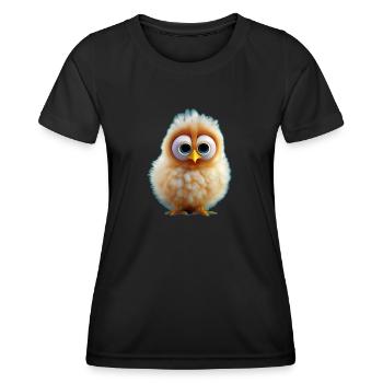 Kücken 5 - T-shirt sport Femme - noir - Devant - AI Model Female 172 light (172cm)