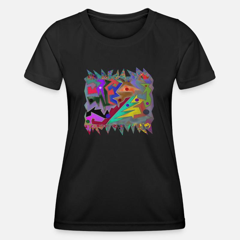 Crust in cave - Women's Functional T-Shirt - black