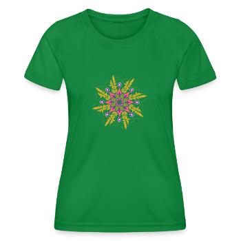 Star - Women's Functional T-Shirt - kelly green - Front - AI Model Female 172 dark (172cm)