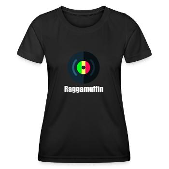 Raggamuffin - Frauen Funktions-T-Shirt - Schwarz - Vorne - AI Model Female 172 light (172cm)
