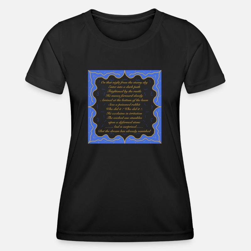 Dream ByRino - Women's Functional T-Shirt - black