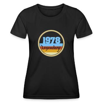 Legendary 1978 - Women's Functional T-Shirt - black - Front - AI Model Female 172 light (172cm)
