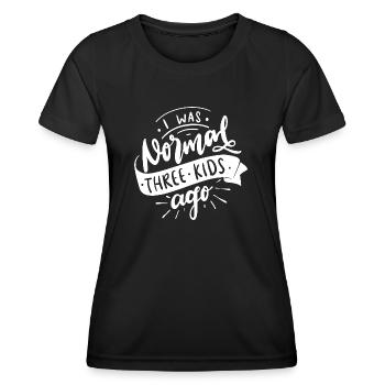 Mumie - Frauen Funktions-T-Shirt - Schwarz - Vorne - AI Model Female 172 light (172cm)