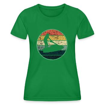 Jet Ski - T-shirt sport Femme - vert - Devant - AI Model Female 172 dark (172cm)