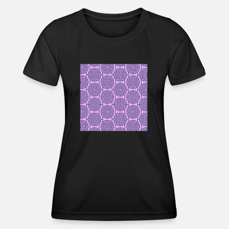 Chinese pattern - Women's Functional T-Shirt - black